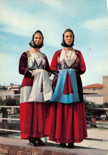 Cartolina Sardegna Costumi Sardi Fonni 1971 (Nuoro)