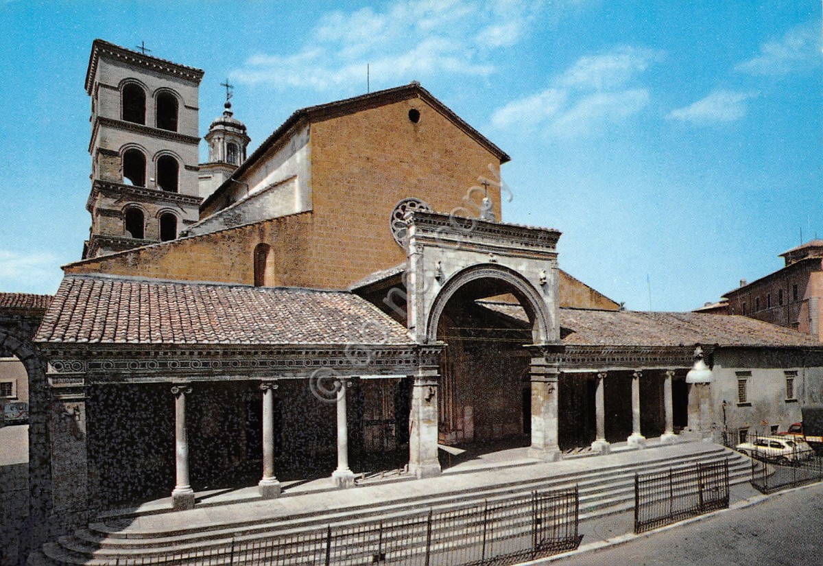 Cartolina Civitacastellana Il Duomo dei Cosmati (Viterbo)