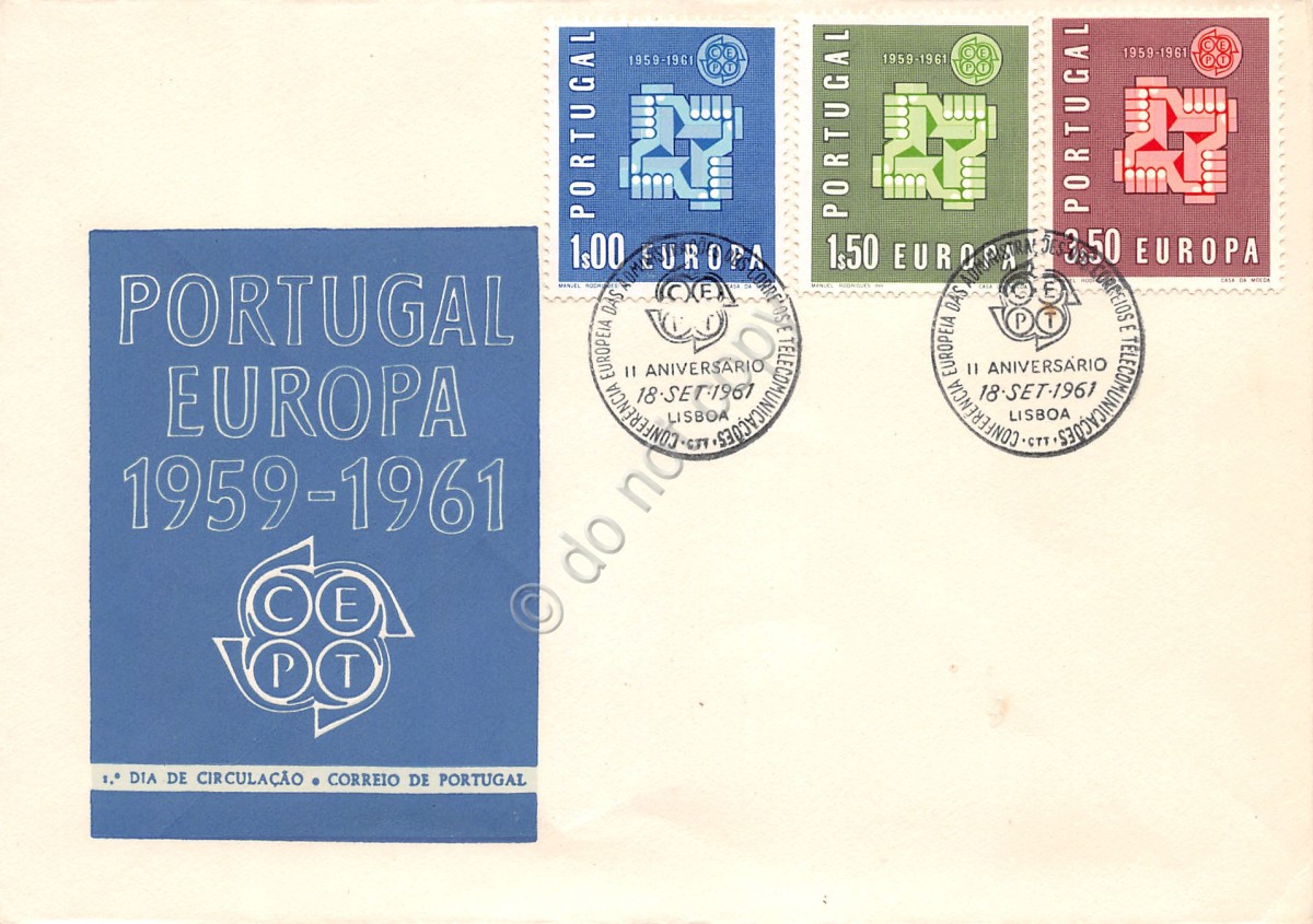 FDC - Portogallo 1961 - Europa C.E.P.T. - non viaggiata