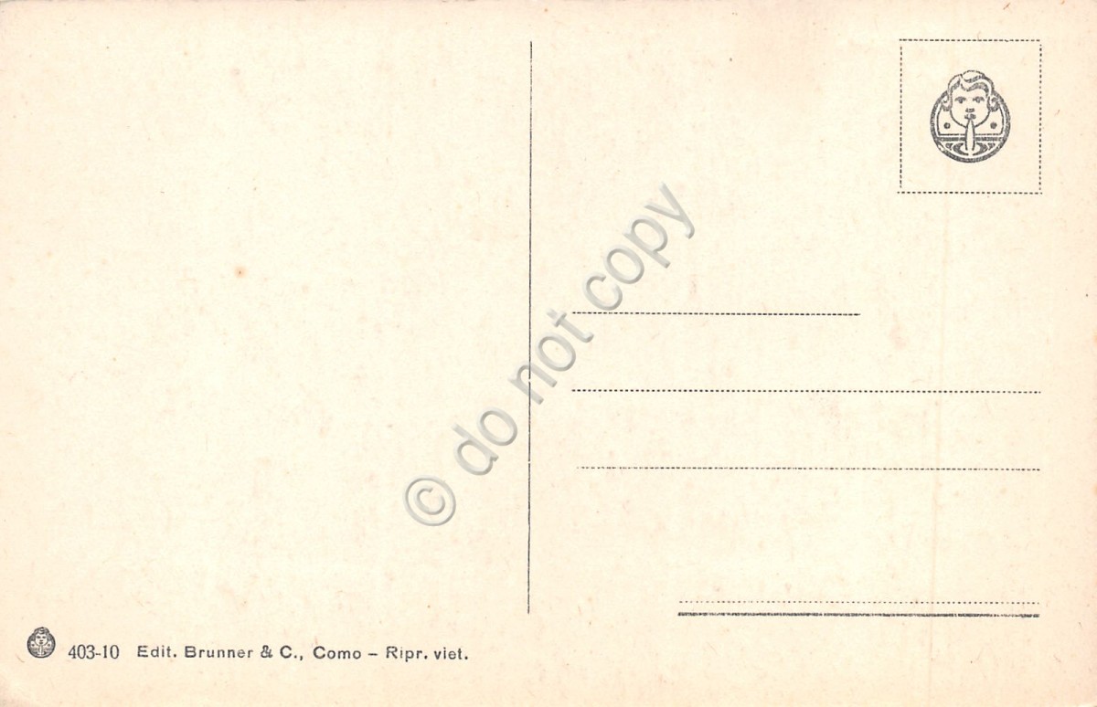 Genova Rapallo Brunner 19183 cartolina RT0542 