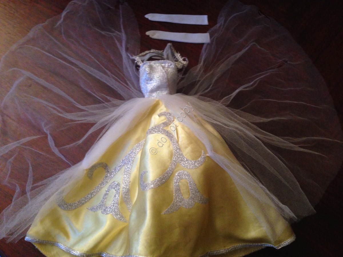 ORIGINAL BARBIE VINTAGE CLOTH # 0872 Cinderella Rich dress 1964/65