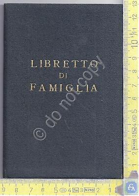 Genova - Libretto di Famiglia - 1934 - Family Booklet