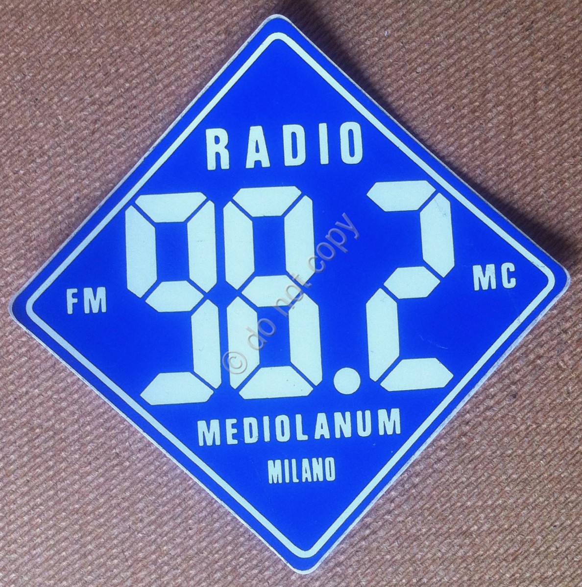 Adesivo - Sticker - Radio Mediolanum - Milano