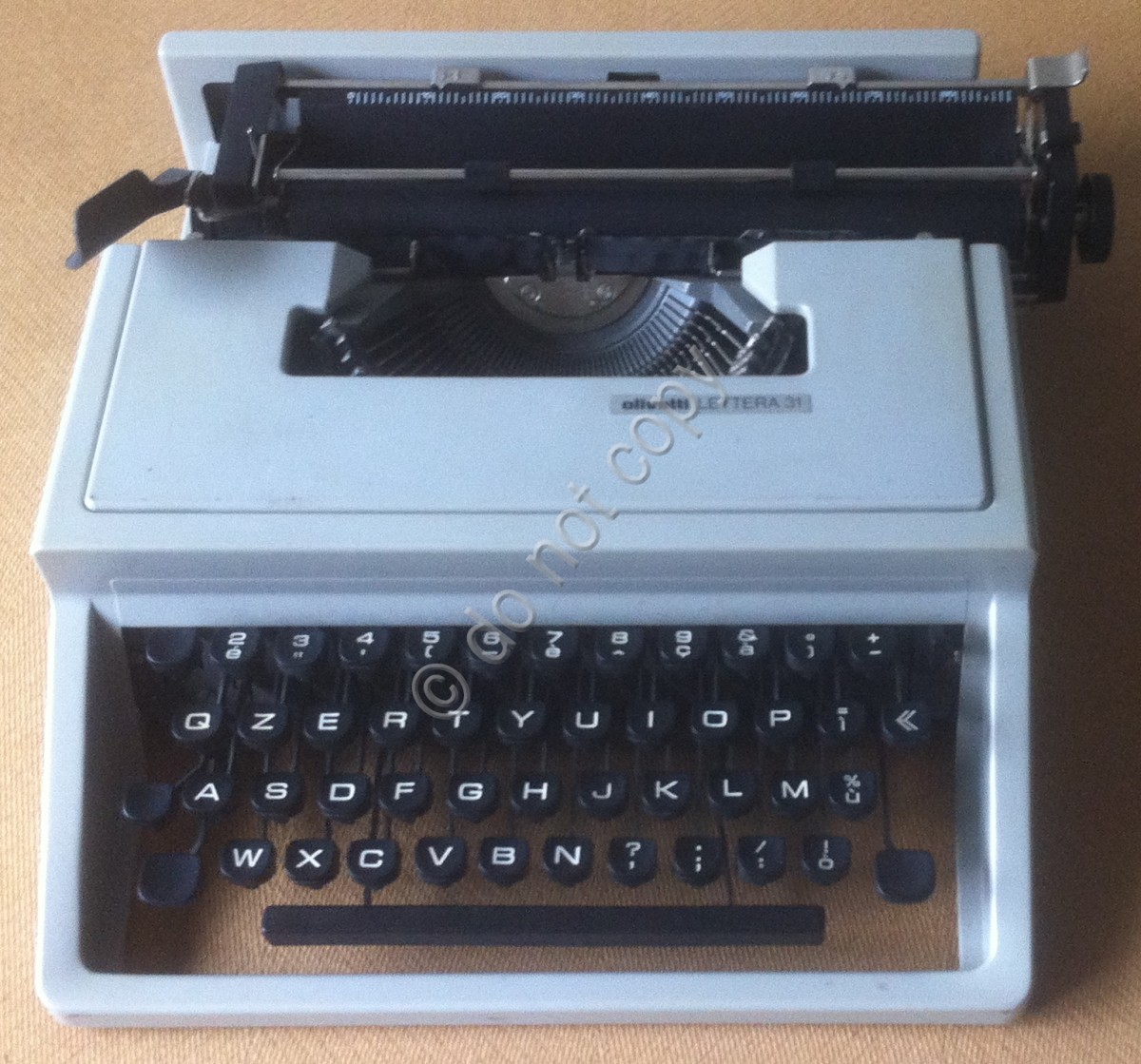 Macchia da scrivere Olivetti Lettera 31 con custodia - funzionante